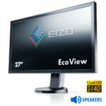Used Monitor FlexScan EV2736W Q-LED/Eizo/27``QHD/2560x1440/Wide/Black/w/Speakers/DVI-D & DP & USB US - SCAX