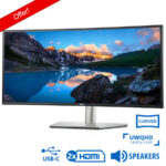 Used Monitor UltraSharp U3421WE Curved/Dell/34”UW-QHD 60Hz/3440x1440/Silver/Black/w/Speakers/DP & 2x - SCAX