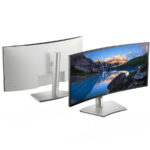 Used Monitor UltraSharp U3421WE Curved/Dell/34”UW-QHD 60Hz/3440x1440/Silver/Black/w/Speakers/DP & 2x - Image 3