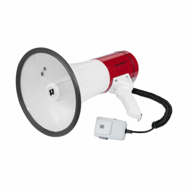 Τηλεβόας με Μικρόφωνο Χειρός 25W Κόκκινος-Λευκός - SCAX