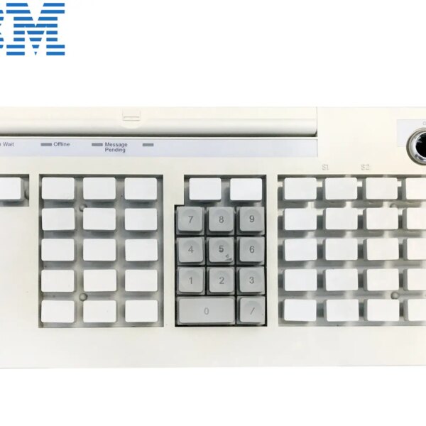 POS KEYBOARD IBM M7-1 BLACK RS485  WITH MSR Refurbished