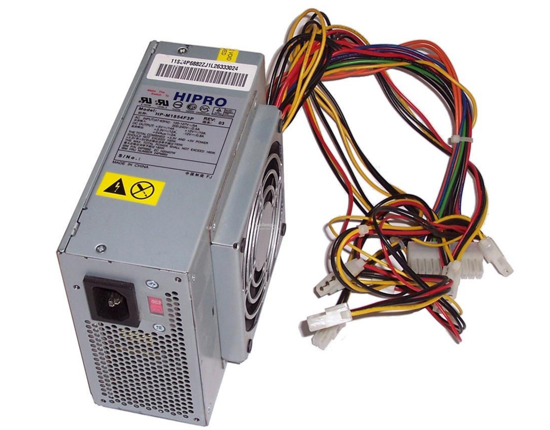 POWER SUPPLY PC IBM NETVISTA M41/M42/A30/A21 185W Refurbished