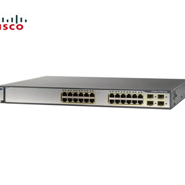 SWITCH ETH 24P 1GB & 4x1GB SFP CISCO C3750G NEW Refurbished