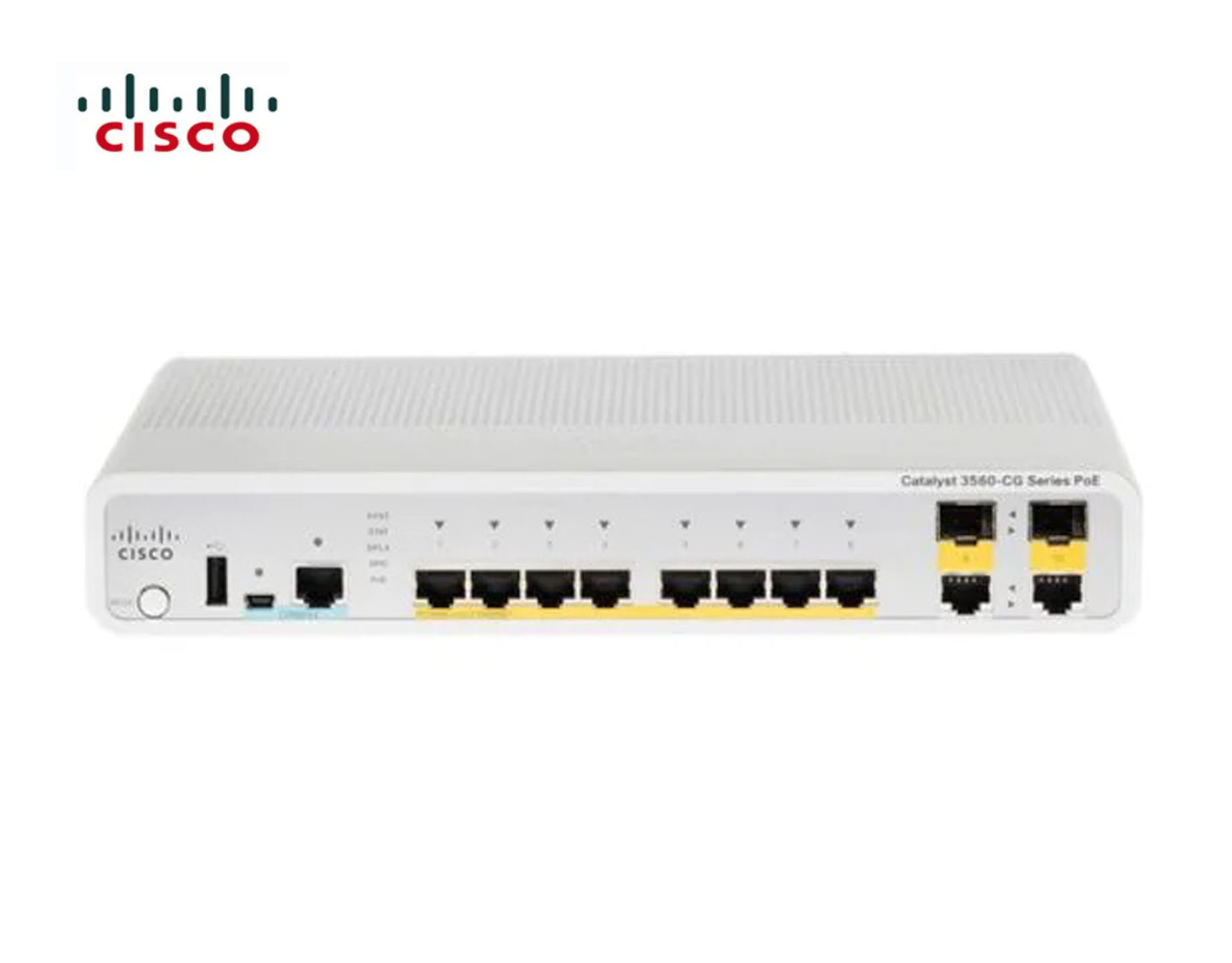 SWITCH ETH 8P 1GB & 2x1GB RJ45/SFP CISCO 3560CG PoE+