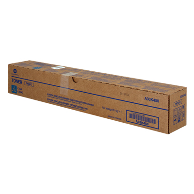 KONICA MINOLTA BIZHUB C224/284/364 TN321C CYAN TONER (A33K450) (MINTN321C) - SCAX