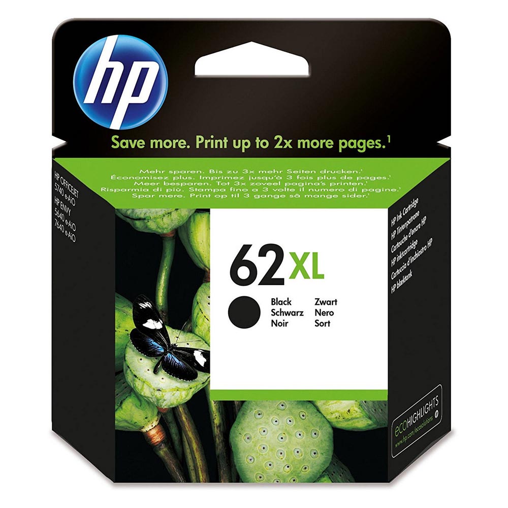 HP Μελάνι Inkjet No.62XL Black (C2P05AE) (HPC2P05AE) - SCAX