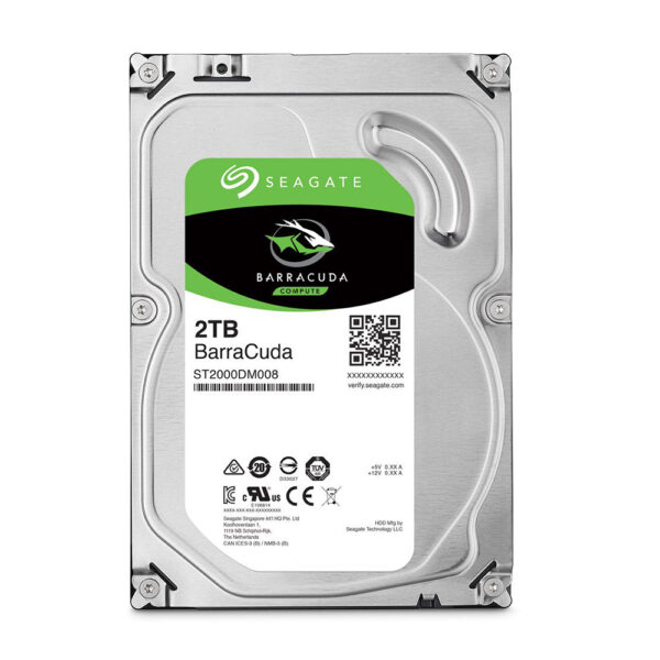 Εσωτερικός Σκληρός Δίσκος SEAGATE 3.5'' 2TB Sata III Barracuda (ST2000DM008) (SEAST2000DM008) - SCAX
