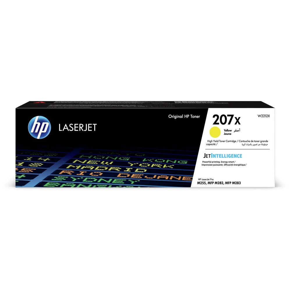 HP 207X Yellow LaserJet Toner Cartridge (2.45k) (W2212X) (HPW2212X) - SCAX