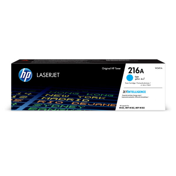 HP 216A Cyan LaserJet Toner Cartridge (850k) (W2411A) (HPW2411A) - SCAX