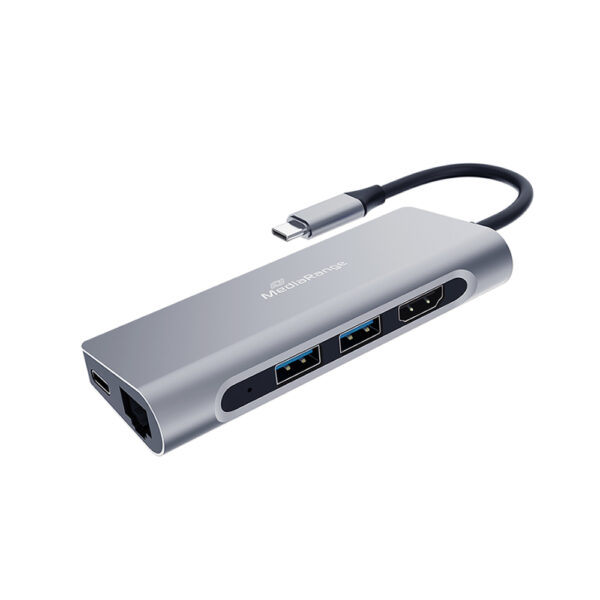 Καλώδιο MediaRange USB Type-C® 7-in-1 multiport adapter