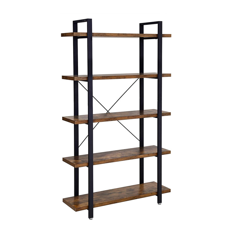 Μεταλλική Ραφιέρα με 5 Ξύλινα Ράφια 105 x 33.5 x 177.5 cm Vasagle (LLS55BX) (VASLLS55BX) - SCAX