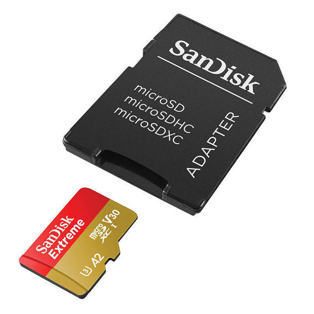 SanDisk EXTREME microSDXC 512 GB 190/130 MB/s UHS-I U3 Memory Card(SDSQXAV-512G-GN6MA) (SANSDSQXAV-512G-GN6MA) - SCAX