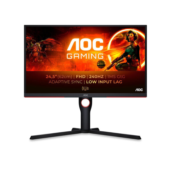 AOC 25G3ZM/BK FHD Ergonomic Gaming Monitor 25" 240Hz (AOC25G3ZM) - SCAX