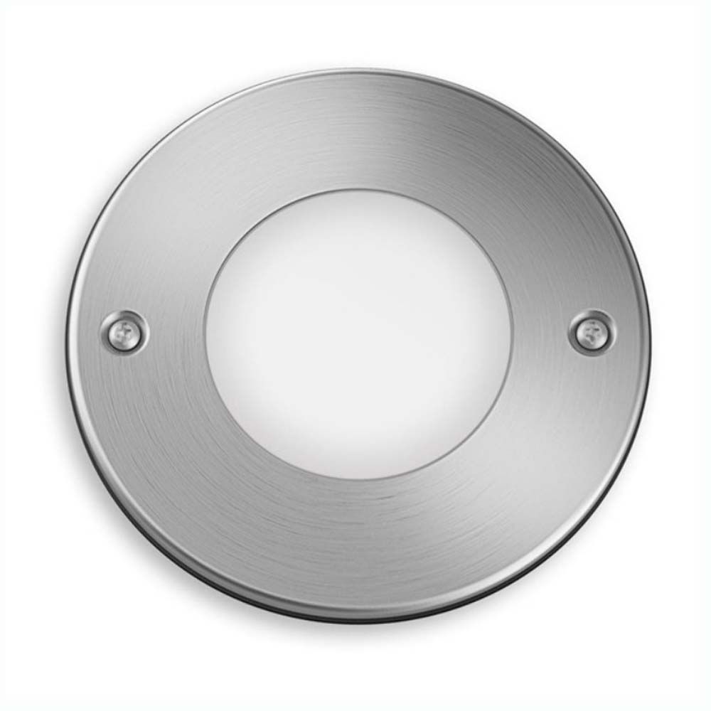 Philips  Χωνευτό Φωτιστικό Σποτ Εδάφους Στρογγυλό  myGarden Moss 2700K IP67 3W Inox (915004498701) (PHI915004498701) - SCAX