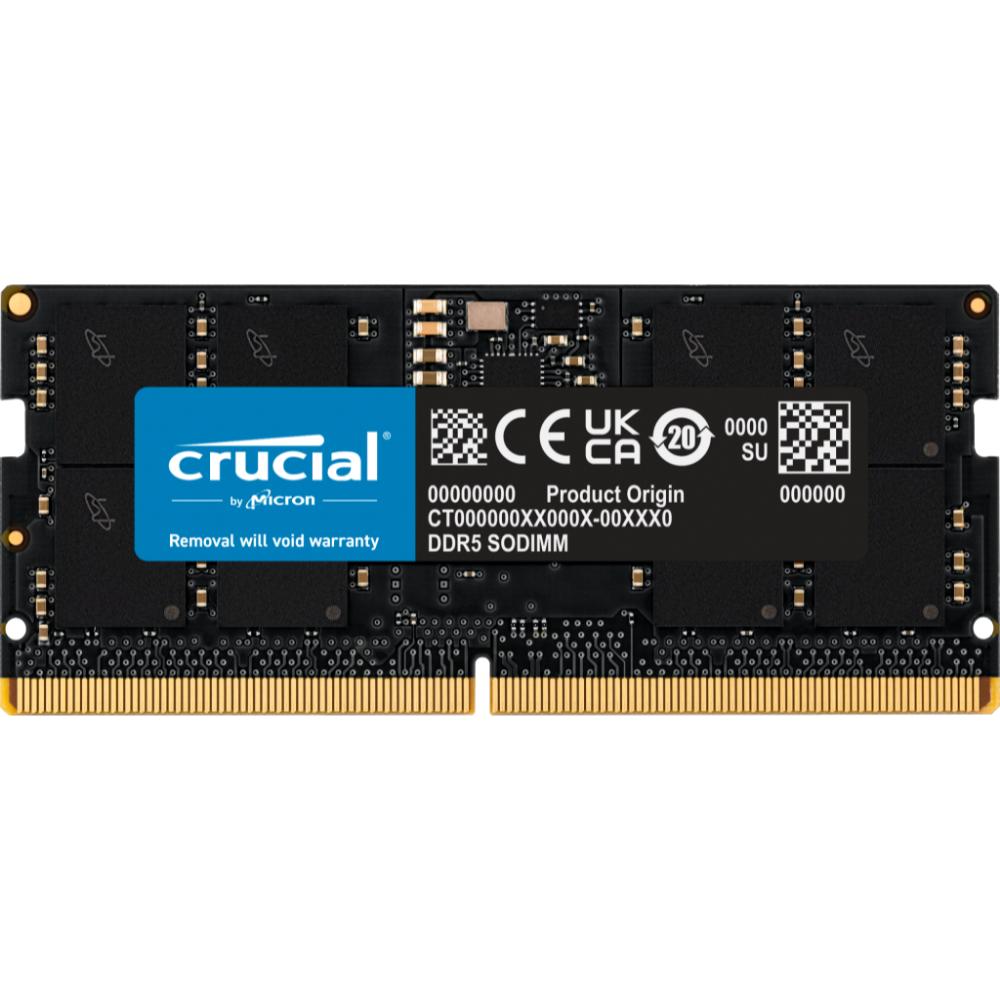 Crucial SO-DIMM DDR5-5600 16GB (CT16G56C46S5) (CRUCT16G56C46S5) - SCAX Crucial SO-DIMM DDR5-5600 16GB (CT16G56C46S5) (CRUCT16G56C46S5) - SCAX