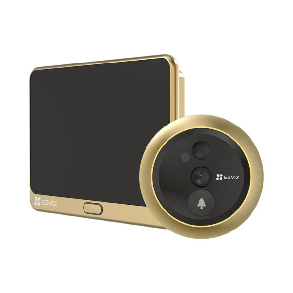 Ezviz DP2C (Golden) Σετ Θυροτηλεόρασης (EZVCS-DP2C-GOLD) - SCAX