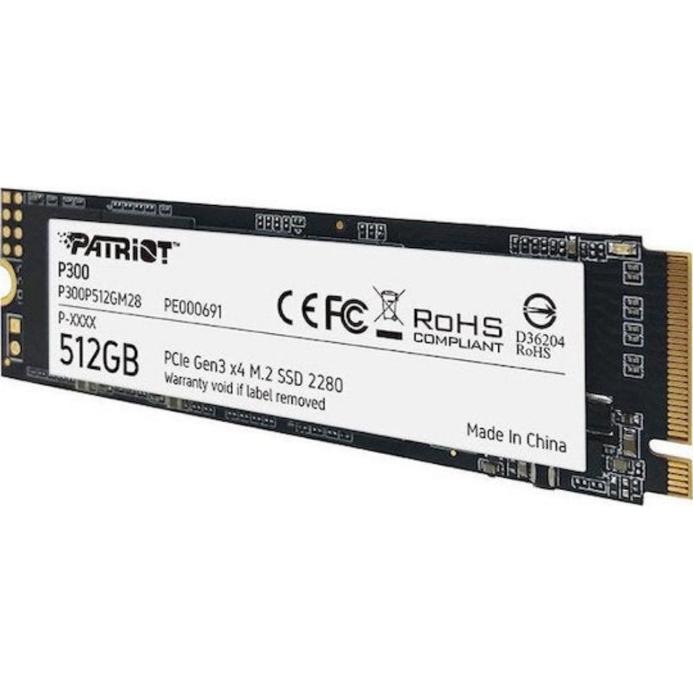 Patriot P300 SSD 512GB M.2 NVMe PCI Express 3.0 (P300P512GM28) (PATRP300P512GM28) - SCAX
