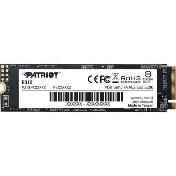 Patriot P310 240 GB PCIe 3.0 x4 NVMe 1.3 M.2 2280 (P310P240GM28) (PATRP310P240GM28) - SCAX