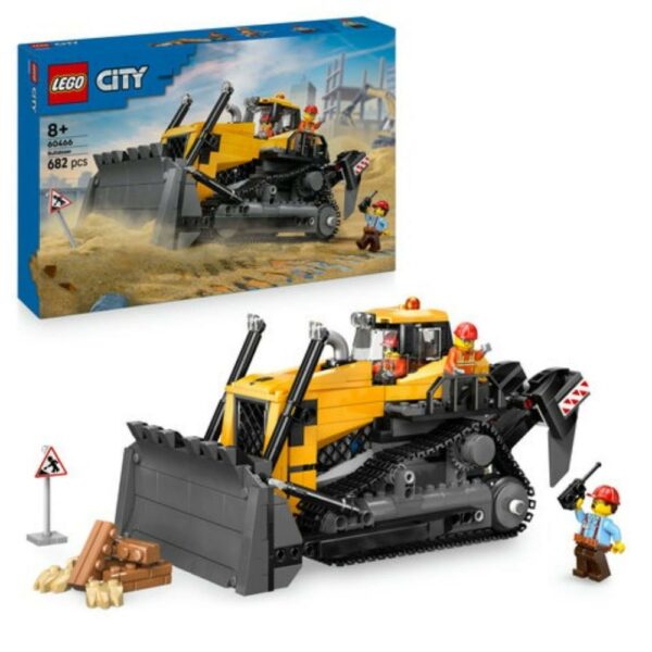 Lego City Yellow Bulldozer with Front Loader (60466) (LGO60466) - SCAX