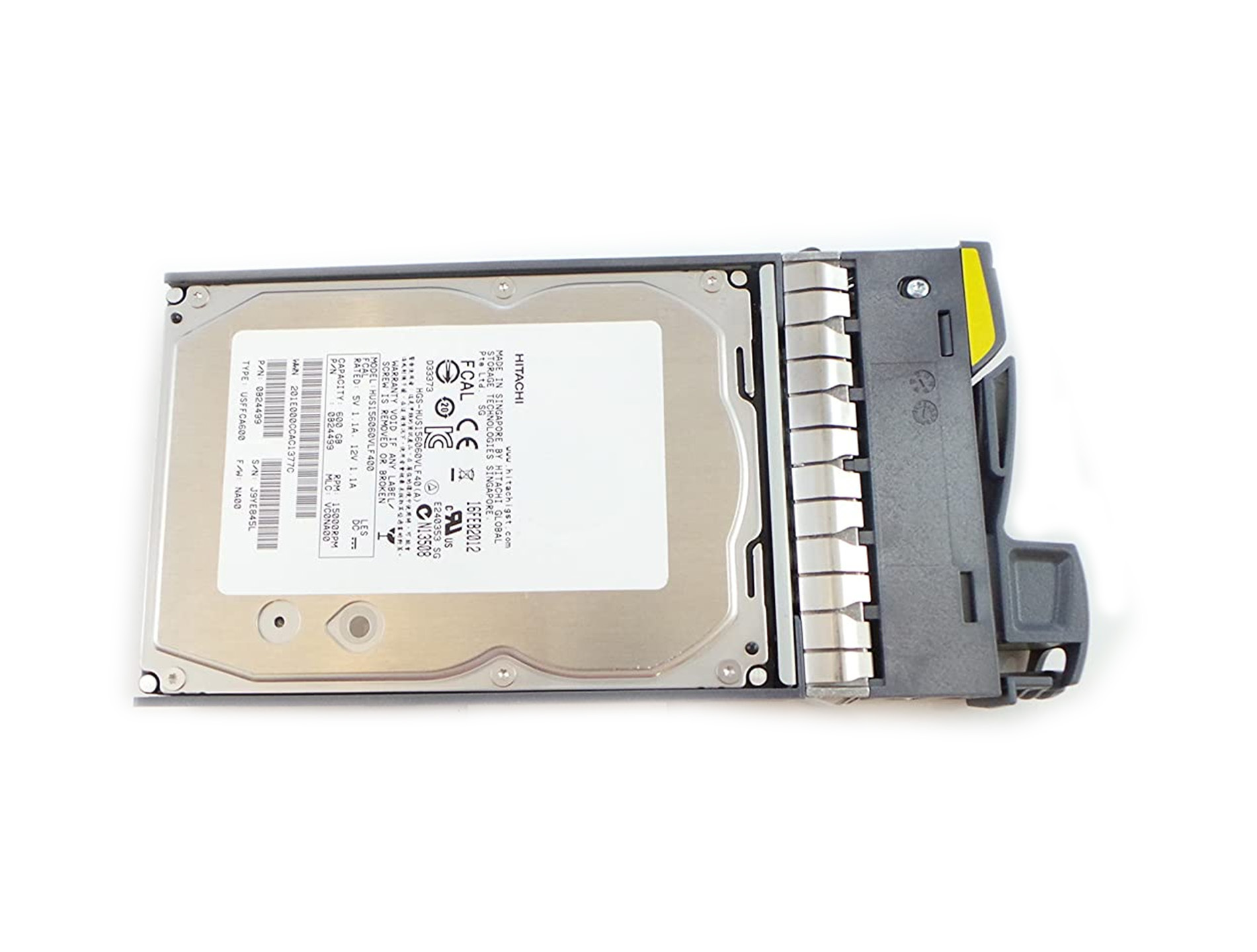 HDD FC 600GB HITACHI 15K 3.5'' WITH NETAPP TRAY Refurbished