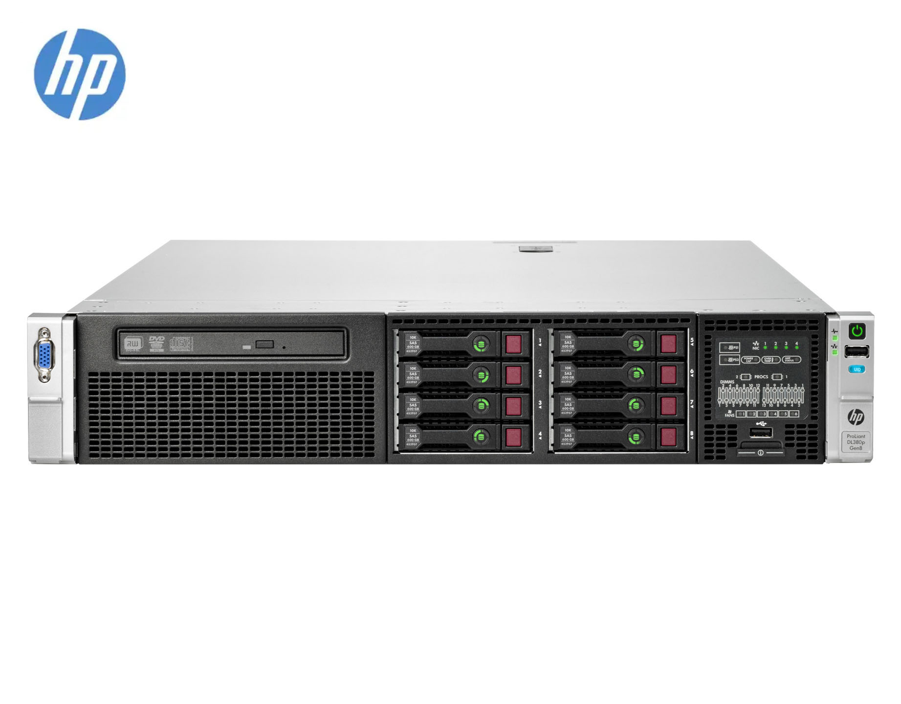SERVER HP DL385p G8 8SFF 2xAMD 6282se/2x16GB/P420i-1GBwB Refurbished