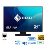 Used Monitor FlexScan EV2495 IPS LED/Eizo/24``FHD/1920x1200/Wide/Black/w/Sreakers/D-SUB & DVI-D & DP - SCAX
