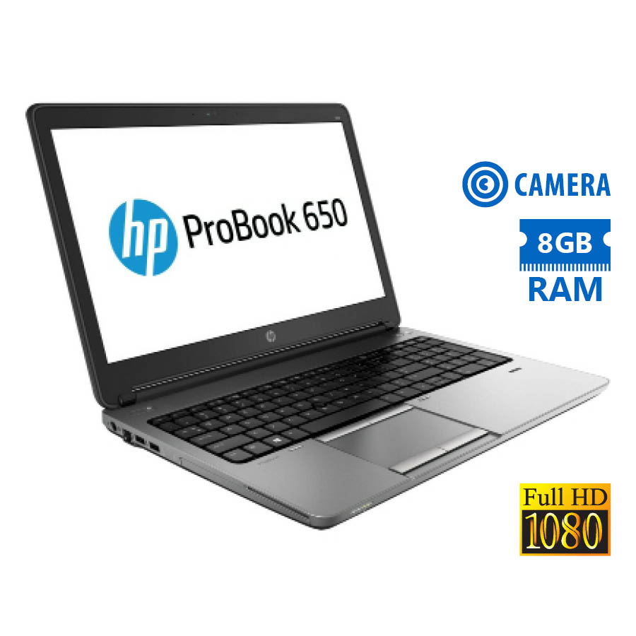 HP ProBook 650 G1 i5-4210M/15.6``FHD/8GB DDR3/500GB/DVD/Camera/8P Grade A Refurbished Laptop - SCAX HP ProBook 650 G1 i5-4210M/15.6``FHD/8GB DDR3/500GB/DVD/Camera/8P Grade A Refurbished Laptop - SCAX