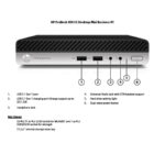 HP ProDesk 400G5 DM i5-8500T/8GB DDR4/256GB M.2 SSD/No ODD/10P Grade A Refurbished PC - Image 3