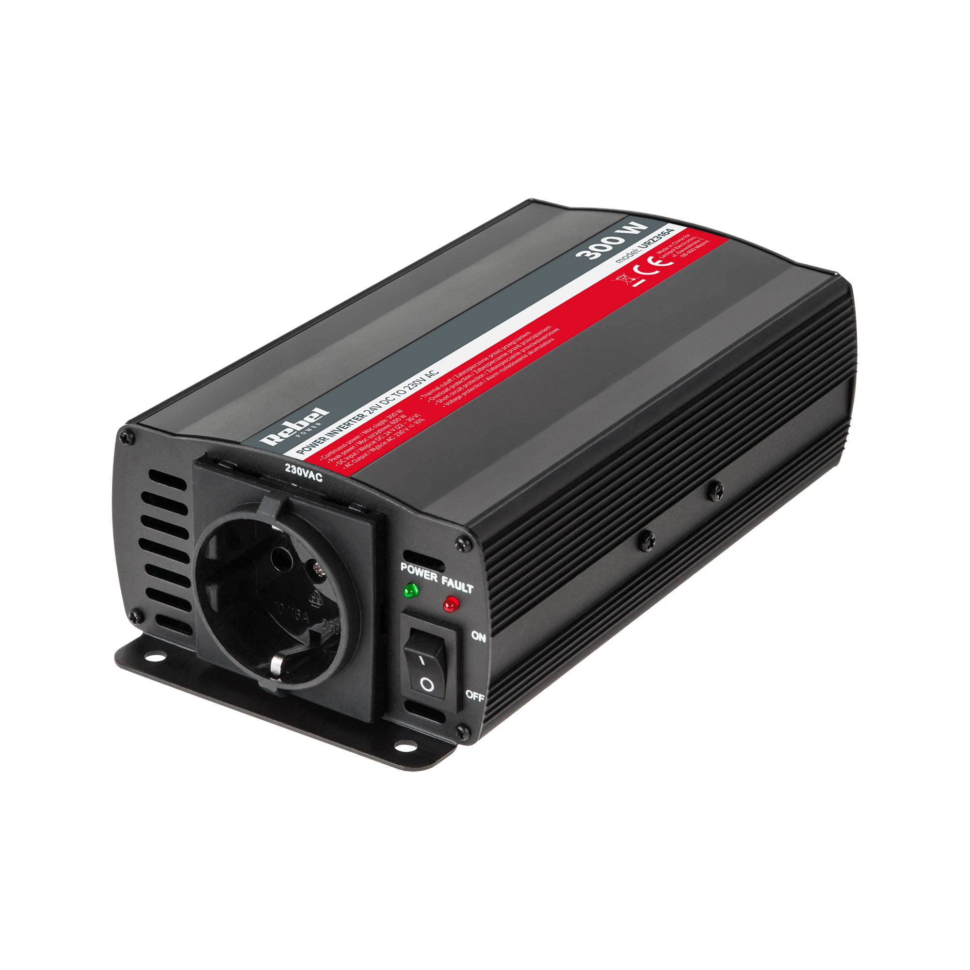 Inverter 24V σε AC 220V 300W REBEL - SCAX