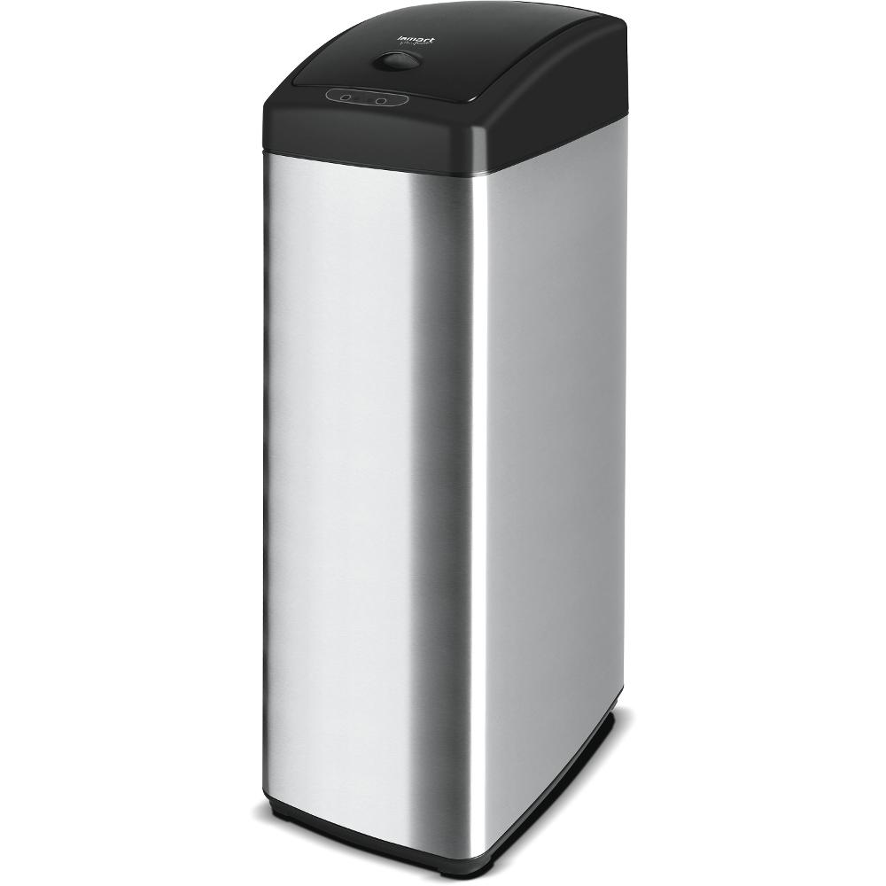 STAINLESS STEEL TOUCHLESS DUST BIN 45L - SENSOR Lamart LT8049 - SCAX