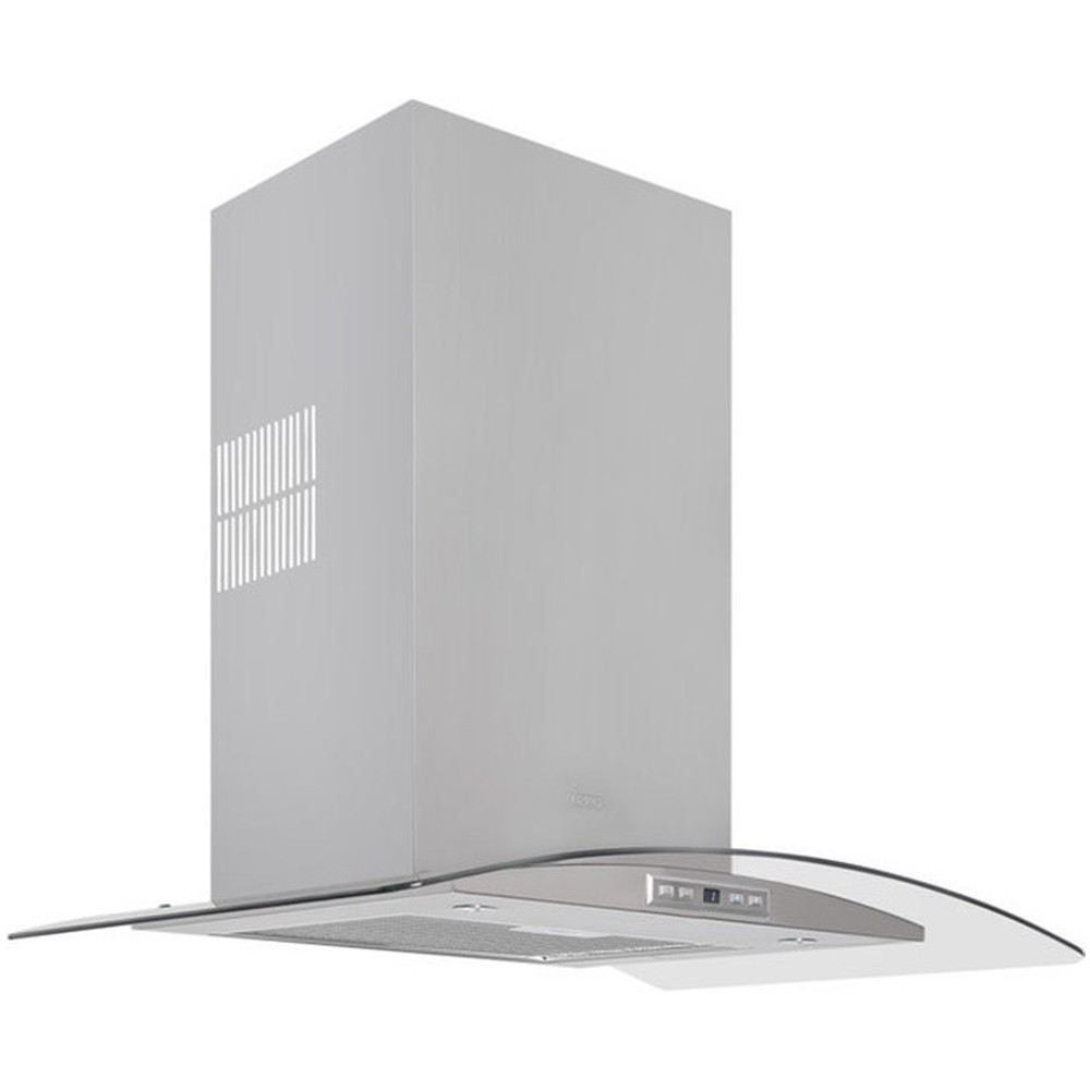 Απορροφητήρας Καμινάδα Τοίχου TEKA με Κρυστάλλινο Πτερύγιο 3+1 Ταχύτητες 637m3/h 90cm NC 980 Ασημί 40455332 - SCAX