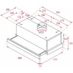 Συρόμενος Απορροφητήρας TEKA 2 Ταχύτητες Τουρμπίνα Διπλής Απορρόφησης 304m3/h 60cm TL 6310 INOX Ασημί 40474250 - Image 2