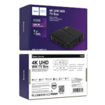 Hoco. DQ09 Barco TV Box 4K UHD 60Fps με WiFi RJ45 4GB RAM + 64GB ROM v5.0 Android 12 Δεν είναι συμβατό με τις εφαρμογές Cosmote TV και Netflix. - Image 2