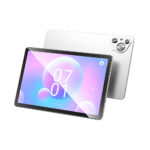 Tablet Hoco A14 Ultra-thin 11" WiFi 3GB + 3GB/64GB MicroSD Android 14 5000mAh Ασημί με Screen Protector και Θήκη Book - SCAX