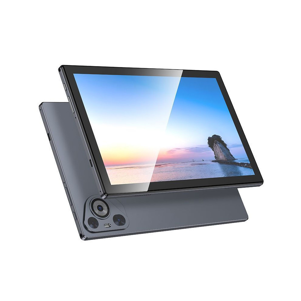 Tablet Hoco A15 10.1" 4G 6GB/128GB Super Thin MicroSD Android 14 4000mAh με Πληκτρολόγιο Θήκη και Στυλό Ασημί - SCAX