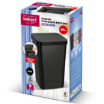 Κάδος Απορριμμάτων Πλαστικός με Φωτοκύτταρο 50lt SENSOR Lamart LT8110 Μαύρος - Image 2