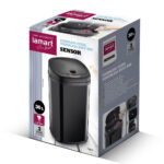 Κάδος Απορριμμάτων απο Ανοξείδωτο Ατσάλι με Φωτοκύτταρο 30lt SENSOR Lamart LT8111 Μαύρος - Image 2