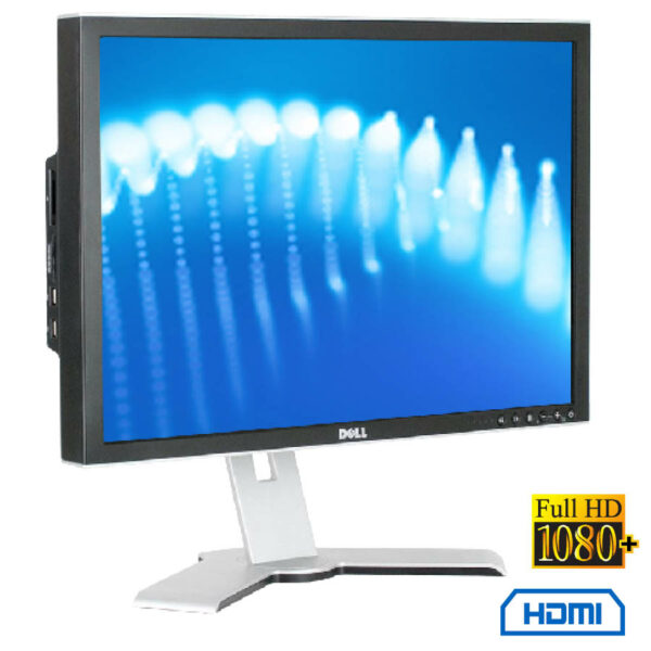 Used Monitor 2408WFPB TFT/Dell/24``/1920x1200/Wide/Silver/Black/D-SUB & DVI-D & HDMI & DP & USB HUB - SCAX