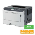 Used Laser Printer Lexmark MS510dn Mono Δικτυακός (με Toner/Drum) - SCAX
