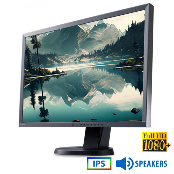 Used Monitor FlexScan EV2436W IPS LED/Eizo/24``FHD/1920x1200/Wide/Black/w/Speakers/D-SUB & DVI-D & D - SCAX