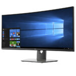 Used Monitor UltraSharp U3417W Curved/Dell/34``UW-QHD/3440x1440/Black/w/Speakers/DP & mini DP & 2xHD - Image 3