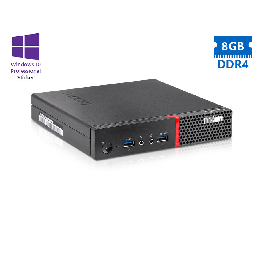 Lenovo ThinkCentre M700 Tiny i5-6500T/8GB DDR4/500GB/No ODD/10P Grade A Refurbished PC - SCAX