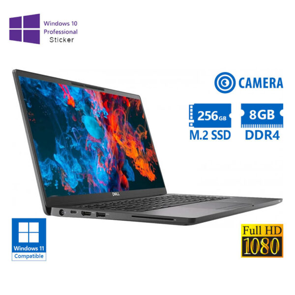 Dell Latitude 7400 i5-8265U/14``FHD/8GB DDR4/256GB M.2 SSD/No ODD/Camera/10P Grade A Refurbished Lap - SCAX