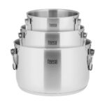 Σετ 3 κατσαρόλες με καπάκια από ανοξείδωτο ατσάλι Teesa Cook Prime - Image 2