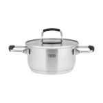 Σετ 3 κατσαρόλες με καπάκια από ανοξείδωτο ατσάλι Teesa Cook Prime - Image 3