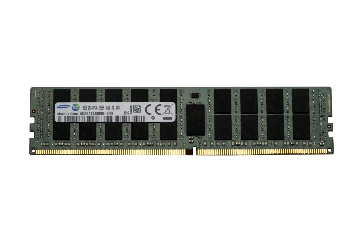 32GB SAMSUNG PC4-2133P DDR4-2133 2Rx4 CL15 RDIMM Refurbished