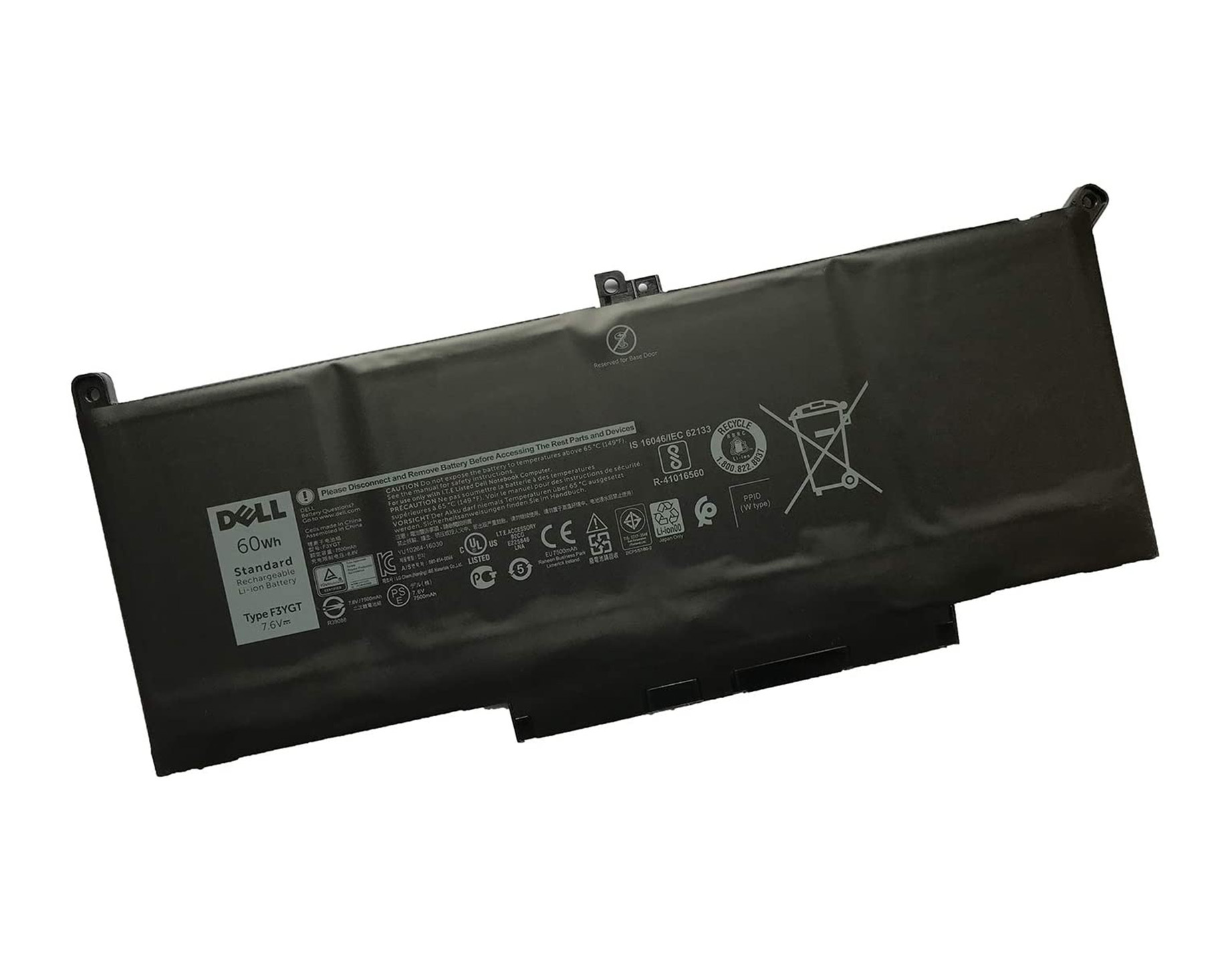 DELL LATITUDE E7280 E7480 7490 BATTERY 7.6V NEW Refurbished