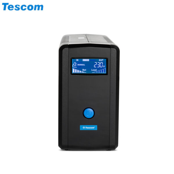 UPS 650VA TESCOM LEO PLUS LCD 650AP WITH USB PORT TOWER NEW Refurbished