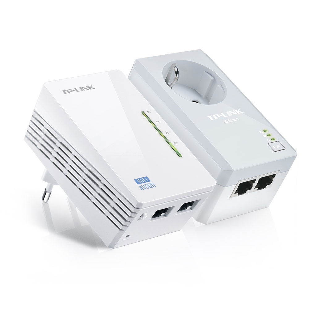 TP-LINK Powerline AV600 Passthrough Wireless Starter (TL-WPA4226 KIT) - SCAX