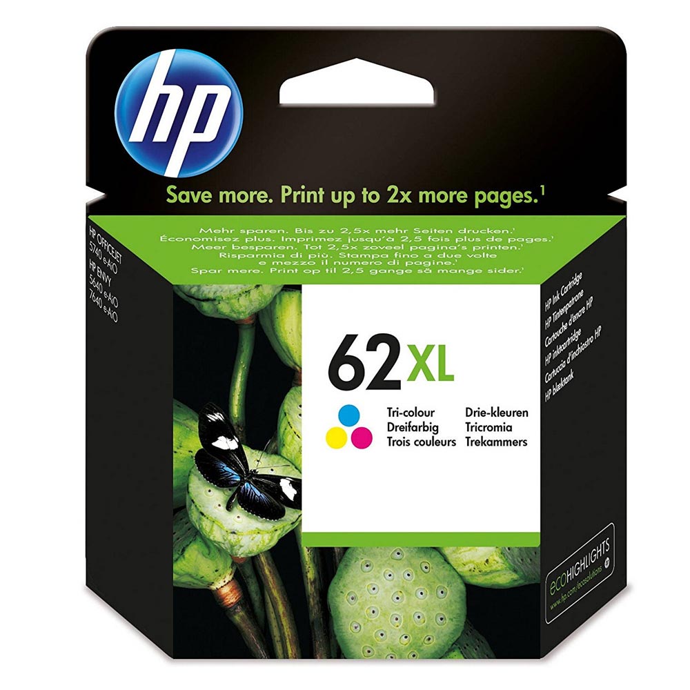 HP Μελάνι Inkjet No.62XL Tri-Colour (C2P07AE) (HPC2P07AE) - SCAX